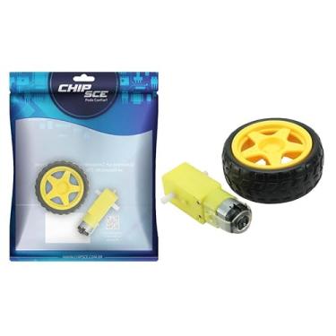 Imagem de CHIPSCE Kit Motor Dc 3-6V - Roda 68 mm