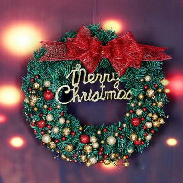 Imagem de Árvores de Natal e Decorações Coroa de Natal Flor Deco