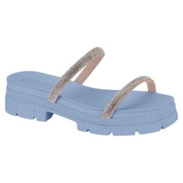 Imagem de Sandalia Papete Moleca Brilho Tratorada Feminina-Feminino