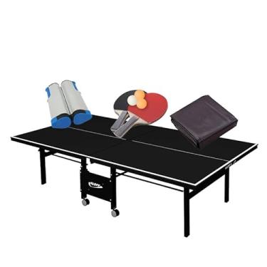 Imagem de MESA DE PING PONG MDF 18mm 1084 PRETA KLOPF + Kit Completo 5091 + Capa