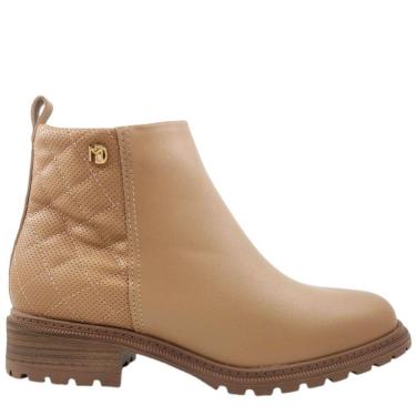 Imagem de Bota Feminina Casual Dia a Dia Cano Baixo Zíper Lateral Modare Ultra Conforto 7074.106