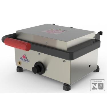 Imagem de Grill Sanduicheira Elétrica Progás Inox 127V PR-220EN