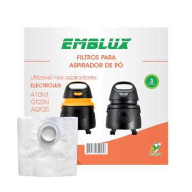 Imagem de Saco para Aspirador de Pó Emblux A-10N1 GT20N AQP20 Smart modelo novo boca 4,5 cm
