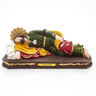 Imagem de Imagem São José Dormindo Com Base Resina 20 Cm