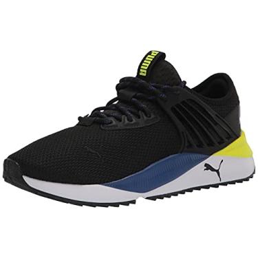 Imagem de PUMA Tênis masculino Pacer Future, Preto-elektro Blue-Yellow Alert, 4.5