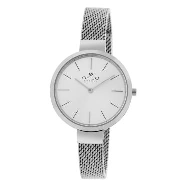 Imagem de Relógio Oslo Feminino Ref: Ofbsss9t0001 S1sx Slim Prateado