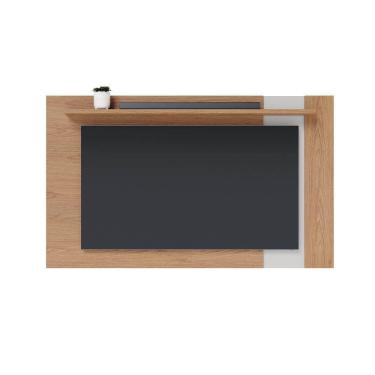 Imagem de Painel para TV até 70" Extensivo Colibri Leme 1 Prateleira Freijo/Off White Matte SE