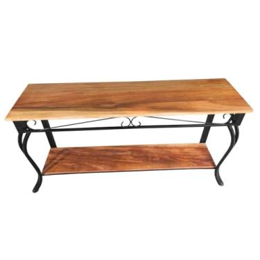 Imagem de Aparador Grande para Sala Ferro e Madeira Artesanal (150cm)