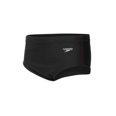 Imagem de Sunga Juvenil, Speedo, Acquaplus, Modelo Liso com Forro e Cordão Interno Personalizado, Tamanho Kids Teen - Preto