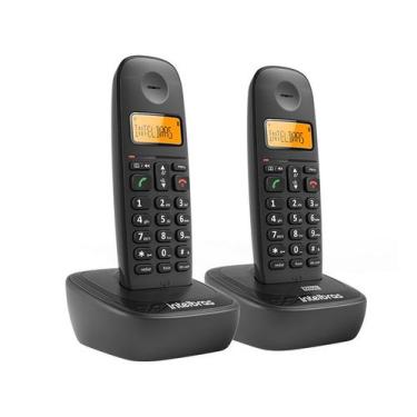 Imagem de Telefone sem Fio Intelbras 4122512 TS 2512 Preto DECT 6.0 com 01 Ramal