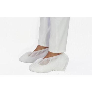 Imagem de Propé Descartável Tnt Pp20 - Branco - 100 Un - Best Fabril, Branco, De