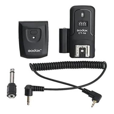 Imagem de RADIO AUTO FLASH REMOTO 16 CANAIS ( TRANSMISSOR+RECEPTOR ) - Para Flas