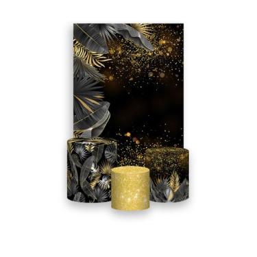 Imagem de Painel De Festa Vertical 1,50 x 2,20 + Trio De Capas Cilindro - Tropic