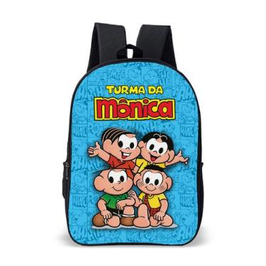Imagem de Mochila Escolar Infantil Avulsa da turma da Mônica Menina e Menino  - 