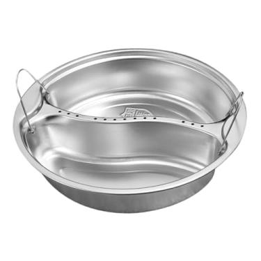 Imagem de Nishiyuenyi Bandeja de Cozimento a Vapor para Alimentos Dividida, Alças Duplas, Utensílios de Cozinha, Suporte Versátil para Alimentos Profundos, Cesta de