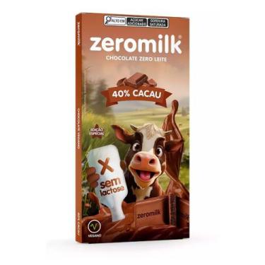 Imagem de Chocolate 40% Cacau Zeromilk 80g