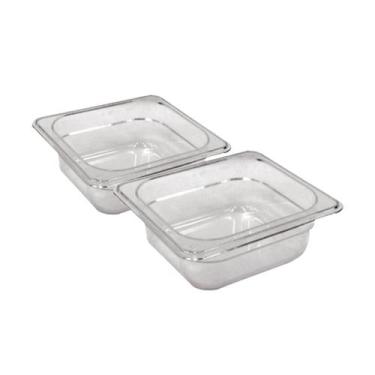 Imagem de CONJ 2 CUBAS Gastronômicas Em POLICARBONATO GN 1/6x65 mm 900 ml Sem TA