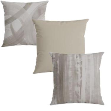 Imagem de Kit 3 Capas Para Almofadas Elegance Luxo Decoração - STAR GOLD STORE