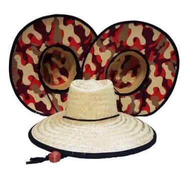 Imagem de Chapéu de Palha Forrado Sem logo - Marrom - Pierside Surf, Marrom