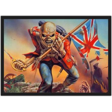 Imagem de Quadro Decorativo Bandas Iron Maiden Com Moldura Salas e Quartos G06 -