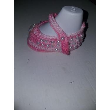 Imagem de Sapatinho de bebê de crochê - Maria artesã 