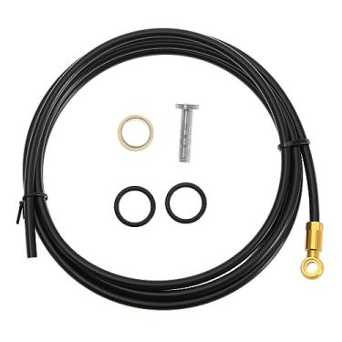 Imagem de Create idea 1 conjunto de tubos de óleo de freio de cinco fios para bicicleta compatível com Shimano Deore SLX XT XTR Kit de mangueira de freio a disco hidráulico para bicicleta acessórios de