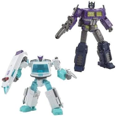 Imagem de Transformers Generations Selects WFC-GS17 Shattered Glass Ratchet and Optimus Prime, War for Cybertron Deluxe and Voyager Collector Figures - Retail Exclusive