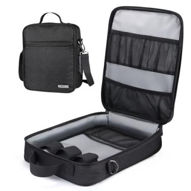 Imagem de Bolsa organizadora de brinquedos privada portátil com trava - Bolsa transversal de viagem antirroubo, ideal para casais em viagens e encontros, Ébano