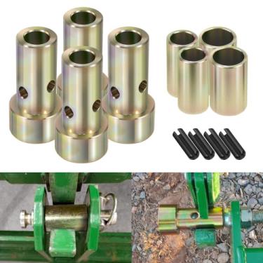 Imagem de Yoursme 2 pares de kit de bucha adaptador de engate rápido Cat 1 serve para tratores de engate de 3 pontos categoria 1 substituição TK95029