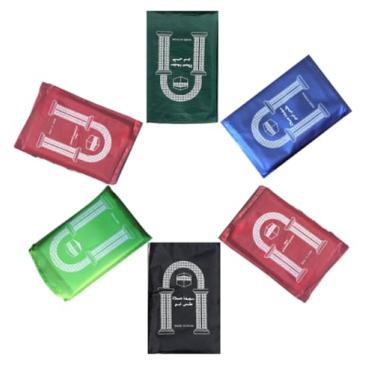 Imagem de 50 peças mini bolso portátil viagem oração oração tapete Namaz tapete islâmico muçulmano gebetsteppich musallah dobrável impermeável salah slalat sajadah sajda sajjadah presente Ramadan Eid sortido