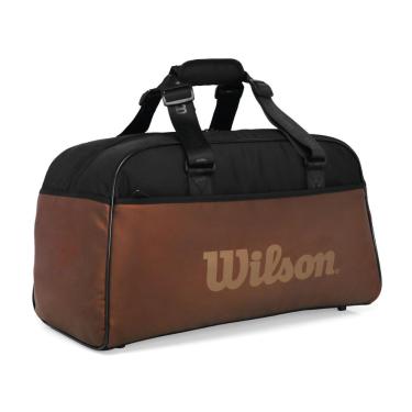 Imagem de Bolsa Wilson Esportiva Super Tour Pro Staff V14 Duffle Preta e Marrom