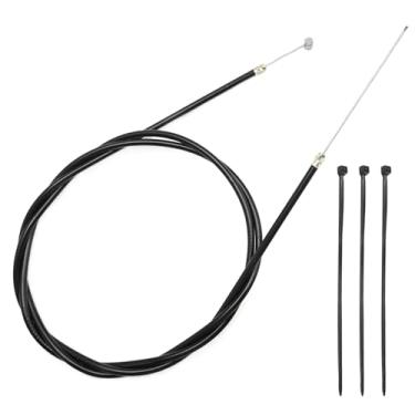 Imagem de ZUDKSUY Cabo de acelerador universal de 152 cm, cabo universal para acelerador de bicicleta Go Kart para carrinho Go Kart Go-Cart Minibike Mini Bike ATV Cycle Oregon60-060 Stens260-174 260174 Rotary