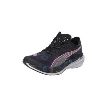 Imagem de PUMA Tênis de corrida feminino Deviate Nitro Elite 2 - Verde, Preto, 39
