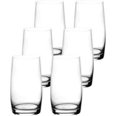 Imagem de Jogo 6 Copos 380ml Altos Pavo Cristal Ecológico Bohemia