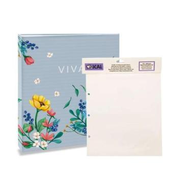 Imagem de Kit Álbum Autocolante Viva + 1 Refil Ical