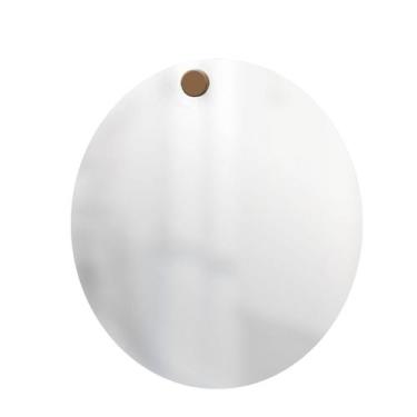 Imagem de Espelho Decorativo Pen Pendurador Marrom 50 cm Redondo - E2G Design