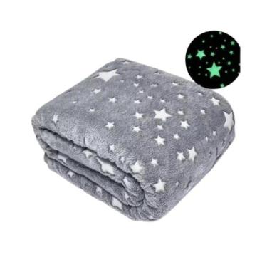 Imagem de Manta Cobertor Infantil Brilha no Escuro 170 X 180CM - Attus, ESTRELA 
