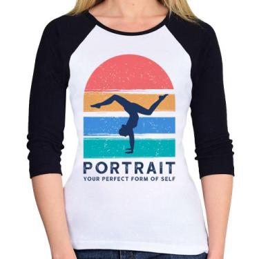 Imagem de Baby Look Raglan Portrait Your Perfect Form Of Self Manga 3/4 - Foca n