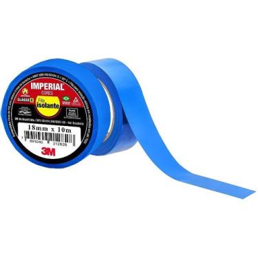 Imagem de Fita Isolante 3M Imperial Azul 18mm x 10metros