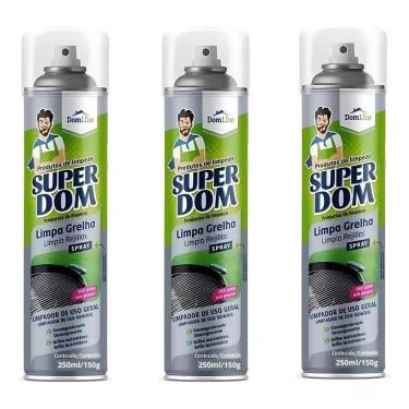 Imagem de Kit 3 Limpa Grelha Desengordurante Brilho Churrasco Airfryer