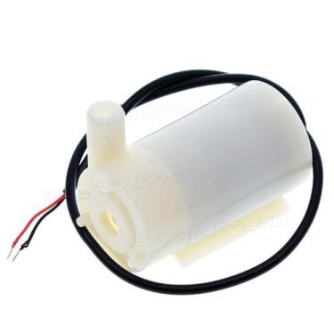 Imagem de Mini Bomba Água Submersa Jt100 P/ Projetos 3v A 6v Dc 120l - BBACOMERC