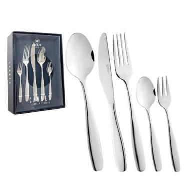 Imagem de Faqueiro Luxo Cannes Wolff 30 Peças Aço Inox Para 6 Pessoas