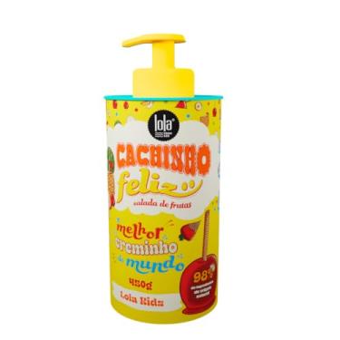 Imagem de Cachinho Feliz Creme de Pentear Salada de Frutas 450g, Lola Cosmetics