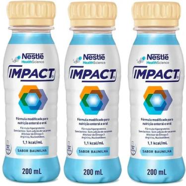 Imagem de Kit 3x Impact Baunilha - 200ml cada - Nestle - Nestlé