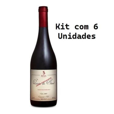 Imagem de Kit 6 Un Vinho Miolo Quinta do Seival Castas Portuguesas 750 ml
