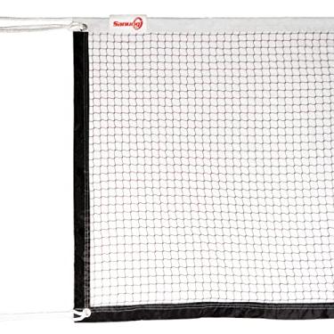 Imagem de Sanung Badminton Net, Standard Size All-Weather Volleyball Badminton Net Replacement for Indoor Outdoor Use, Portable Badminton Mesh Net with Storage Bag