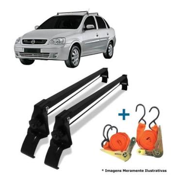 Imagem de Rack De Teto Corsa Premium Joy Maxx Sedan Hatch + 2 Cintas - Vhip