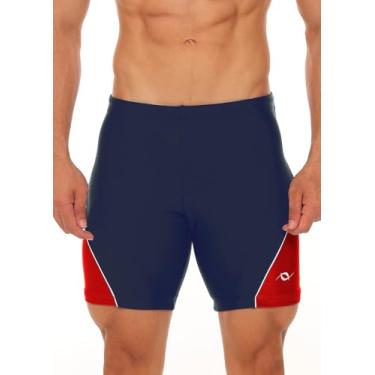 Imagem de Nexis Bermuda P/Natação Esportiva Solar Max Proteção UV Fpu 50+ Vermelho