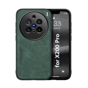 Imagem de Kepuch Silklike Capa para Vivo X200 Pro - Case Placa de Metal Embutida - Verde