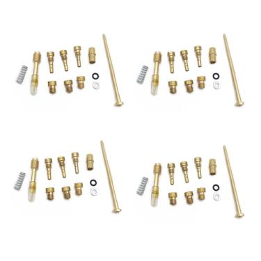 Imagem de Kit de reparo de carburador para Sportster 883 para Harley-883 (tipo CV) série XLH883 jato principal 85-190-195 + Pilot Jet 42-45-48. (4 conjuntos)